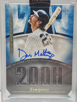 Don Mattingly 2021 Topps Luminaries Hit Kings Autograph #1/5