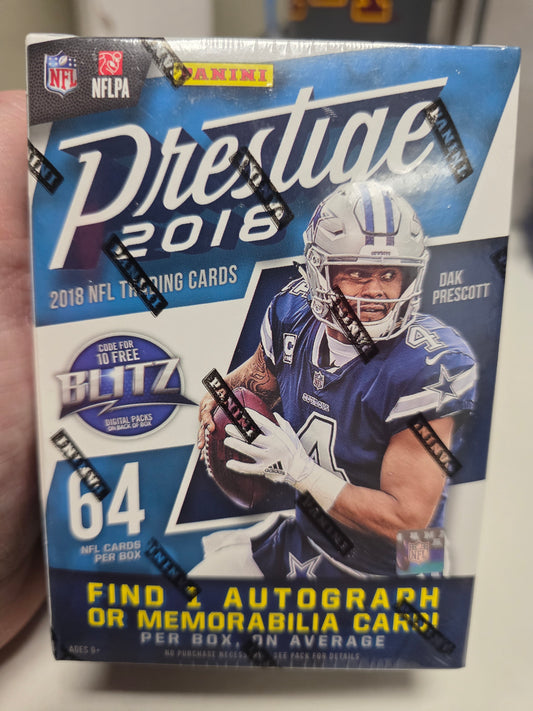 2018 Panini Prestige Football Value Box