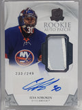 Ilya Sorokin 2020 Upper Deck The Cup Rookie Patch Auto #233/249