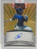 Jackson Chourio 2023 Panini Select Youth Explosion Gold Auto #10/10