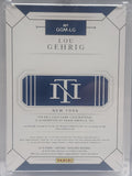 Lou Gehrig 2019 Panini National Treasures Game Gear Pinstripe Jersey #12/49