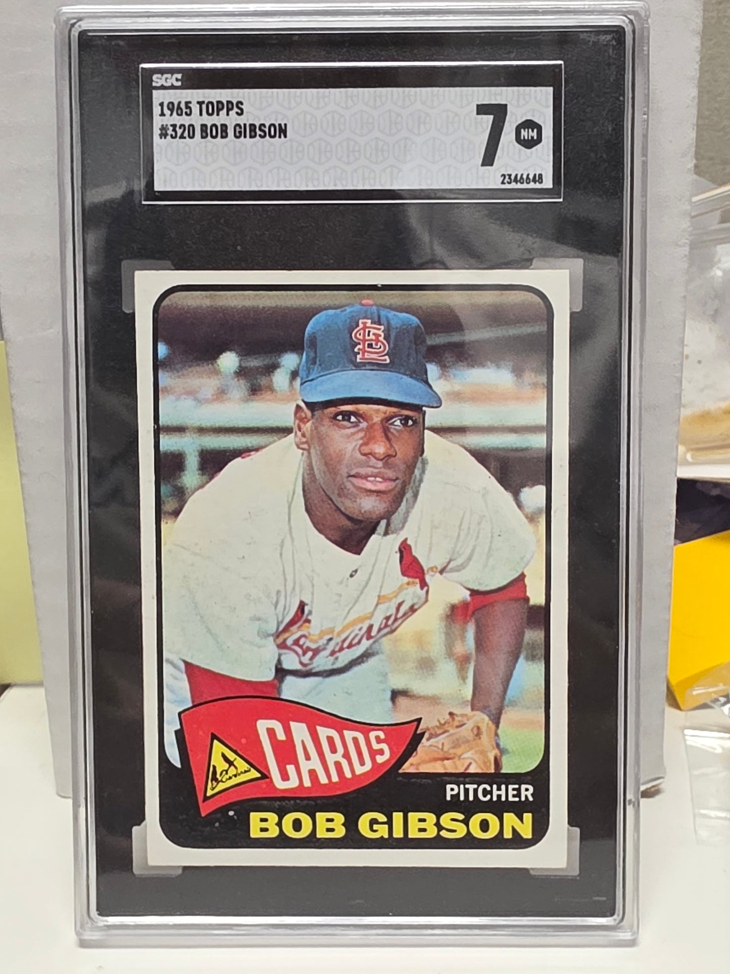 Bob Gibson 1965 Topps #320 SGC 7 Near Mint