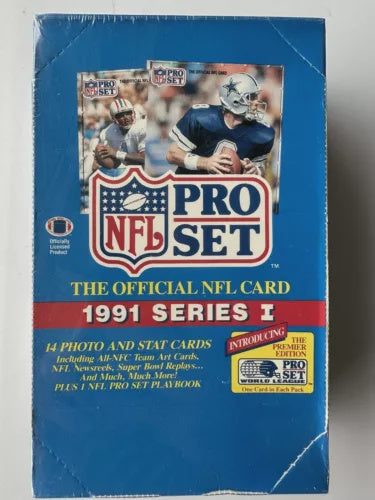1991 Pro Set Football Series 1 Box