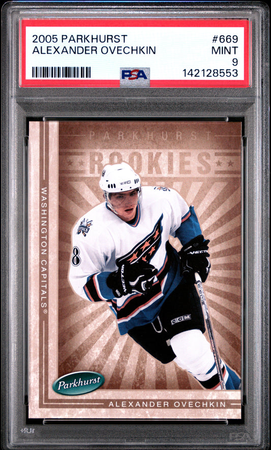 Alex Ovechkin 2005 Parkhurst Rookie #669 PSA 9 Mint