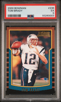 Tom Brady 2020 Bowman #236 PSA 5 Ex 0003