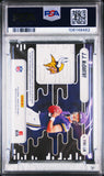 J.J. McCarthy 2024 Panini Absolute Five Jersey Rookie Auto #42/99 PSA 8 Nm-Mint