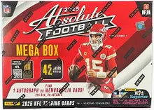2025 Panini Absolute Football Hobby Mega Box
