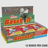 2024 Topps Heritage Baseball Hobby Box - 12 Box Case