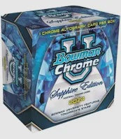 2024 Bowman University Chrome Sapphire Edition Football Hobby Box