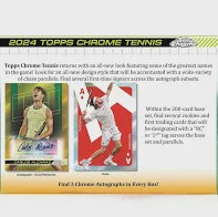 2024 Topps Chrome Tennis Hobby Box