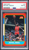 Michael Jordan 1986 Fleer Rookie #57 PSA 8 Nm-Mint