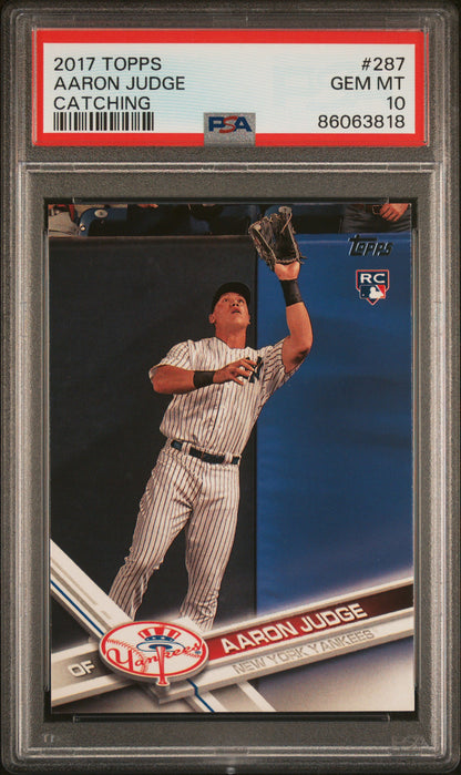 Aaron Judge 2017 Topps Rookie #287 PSA 10 Gem Mint 3818