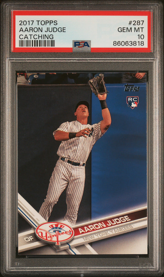 Aaron Judge 2017 Topps Rookie #287 PSA 10 Gem Mint 3818