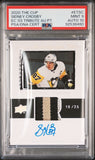 Sidney Crosby 2020 Upper Deck The Cup Exquisite Patch Auto #19/25 PSA 9 Auto 10