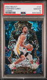 Stephen Curry 2022 Panini Select Cosmic #127 PSA 10 Gem Mint