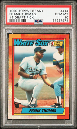 Frank Thomas 1990 Topps Tiffany #414 PSA 10 Gem Mint