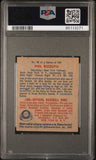 Phil Rizzuto 1949 Bowman #98 No Name on Front PSA 2 Good