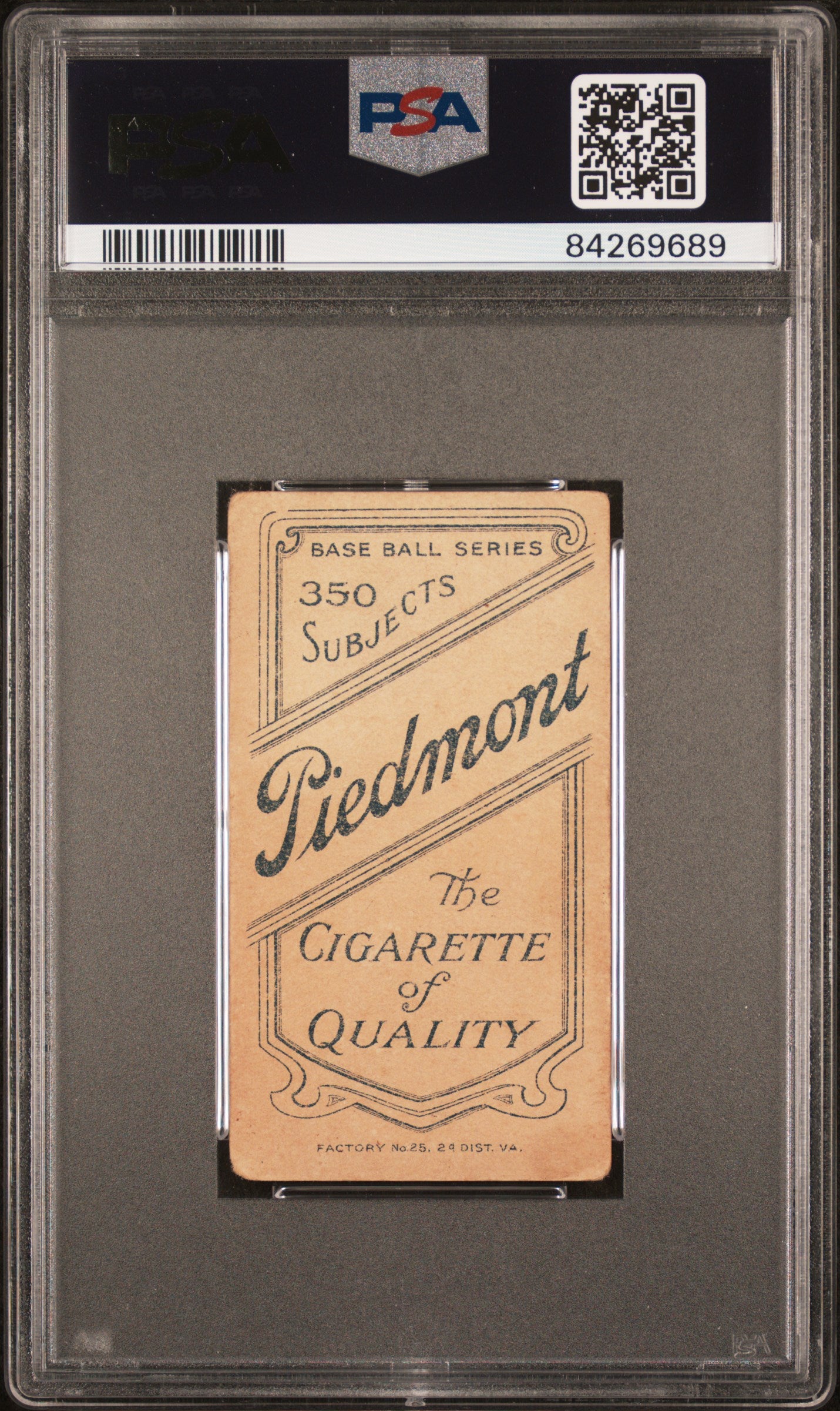 Dolly Stark 1909-11 T206 Piedmont 350 PSA 2.5 Good+