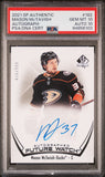 Mason McTavish 2021 Upper Deck SP Authentic #416/999 PSA 10 Auto 10