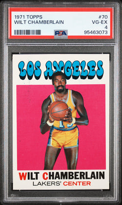 Wilt Chamberlain 1971 Topps #70 PSA 4 Vg-Ex 3073