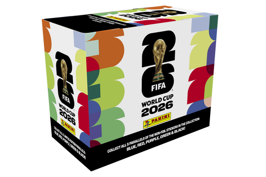 2026 Panini FIFA World Cup Soccer Sticker Box (25 Pack Count)