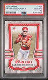 Patrick Mahomes 2017 Panini #104 PSA 10 Gem Mint