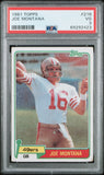 Joe Montana 1981 Topps #216 PSA 3 Very Good 2423