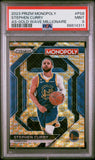 Stephen Curry 2023 Prizm Monopoly Gold Wave Millionaire #7/10 PSA 9 Mint