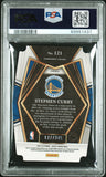 Stephen Curry 2021 Panini Select Blue Die-Cut Prizm #127/249 PSA 10 Gem Mint