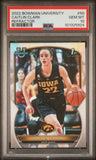 Caitlin Clark 2022 Bowman Chrome University #50 Refractor PSA 10 Gem Mint 5924