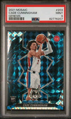 Cade Cunningham 2021 Panini Mosaic Rookie #203 Genesis PSA 9 Mint