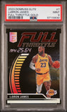 LeBron James 2023 Donruss Elite Full Throtle Gold #2/10 PSA 9 Mint