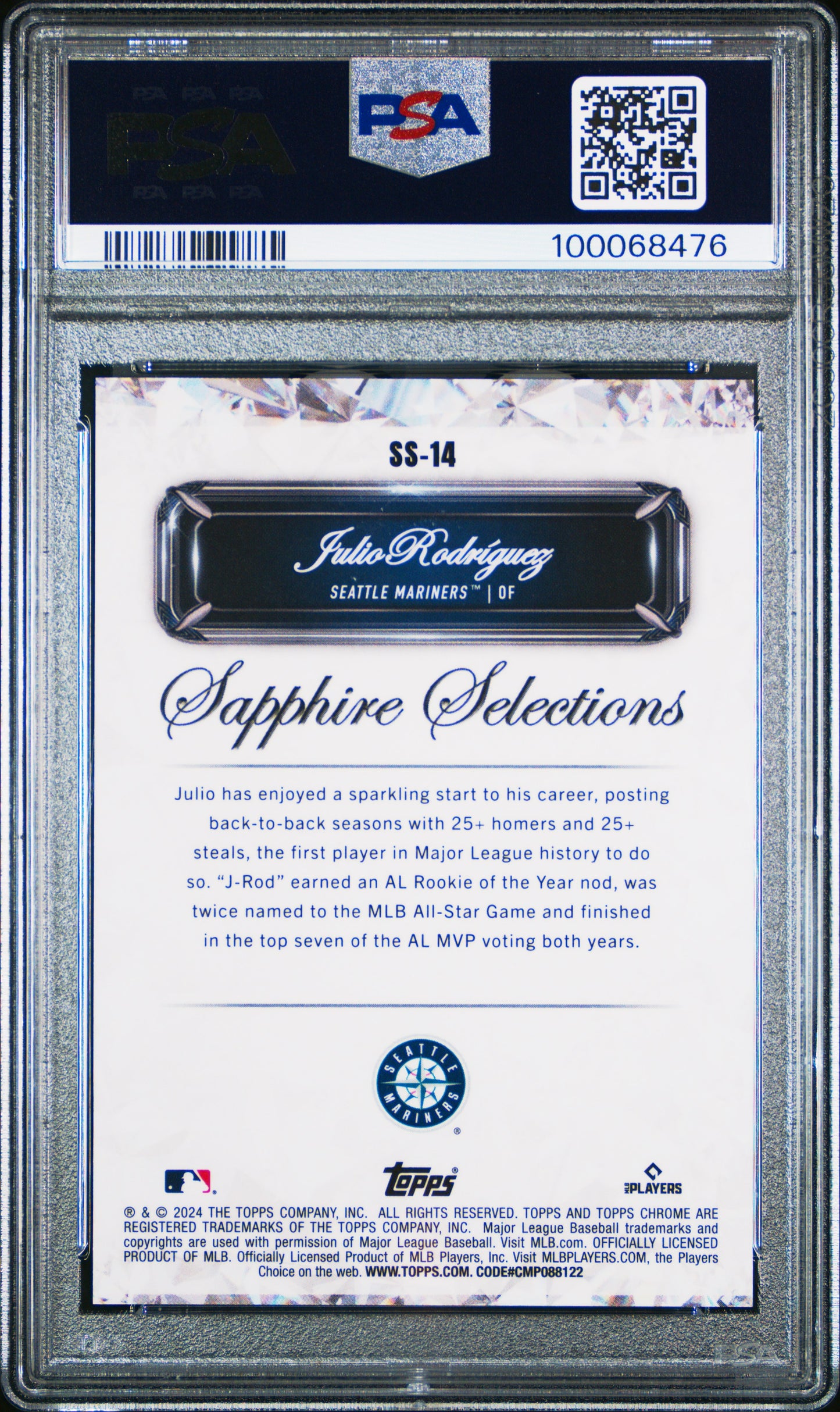 Elly de la Cruz 2024 Topps Chrome Cosmic Planetary Pursuit The Sun PSA 10 Gem Mint