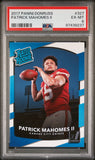 Patrick Mahomes 2017 Donruss #327 PSA 6 Ex-Mint 8237