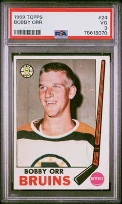 Bobby Orr 1969 Topps #24 PSA 3 Very Good