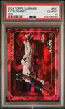 Ketel Marte 2024 TOpps Chrome Sapphire Red #4/5 PSA 10 Gem Mint