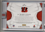 Ja'Marr Chase 2021 Panini National Treasures Rookie NFL Gear Signature Combos 25/99