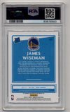 James Wiseman 2020-21 Donruss Signature Choice Blue Auto 38/49 PSA 9 Mint Auto 10