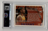 Kobe Bryant 1996-97 Topps Rookie #138 PSA 10 Gem Mint 2344