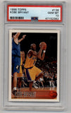 Kobe Bryant 1996-97 Topps Rookie #138 PSA 10 Gem Mint 2362