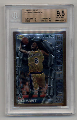 Kobe Bryant 1996-97 Finest #74 BGS 9.5 Gem Mint