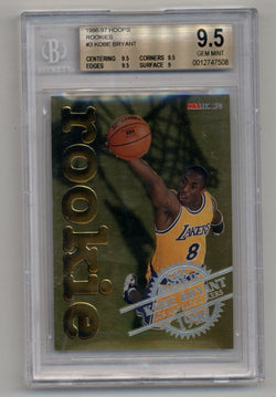 Kobe Bryant 1996-97 Hoops Rookies #3 BGS 9.5 Gem Mint
