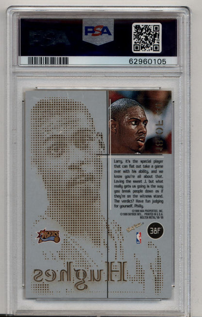 Larry Hughes 1998-99 Skybox Molton Metal Fusion Titanium 18/40 PSA 8 Near Mint Mint