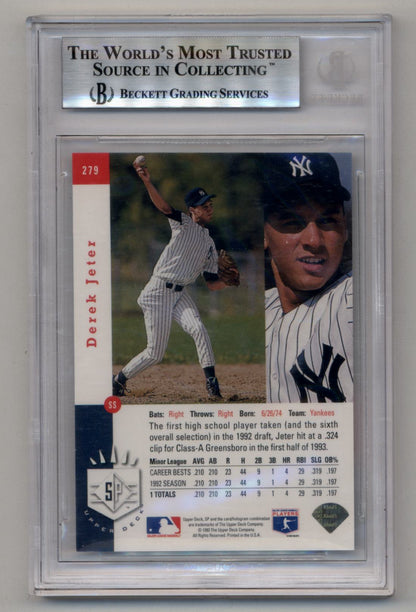 Derek Jeter 1993 SP #279 BGS 8.5 Near Mint Mint+ 5820