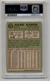Hank Aaron 1967 Topps #250 PSA 8 (OC) Near Mint Mint