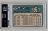 Hank Aaron 1965 Topps #170 PSA 6 Excellent Mint 1017