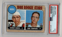 Johnny Bench/Ron Tompkins 1968 Topps Reds Rookies #247 PSA 5 Excellent 3089