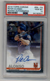 Pete Alonso 2019 Topps Chrome Rookie Auto PSA 10 Gem Mint