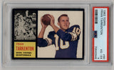 Fran Tarkenton 1962 Topps #90 Rookie PSA 4 Very Good Excellent