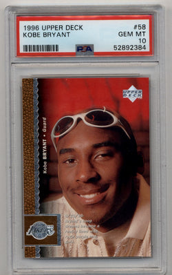 Kobe Bryant 1996-97 Upper Deck #58 PSA 10 Gem Mint 2384